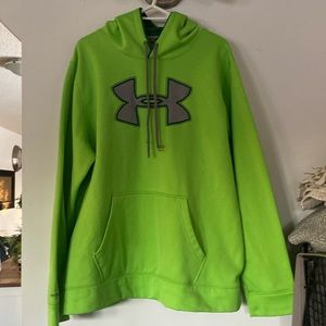 Under Armour neon green hoodie size 2XL